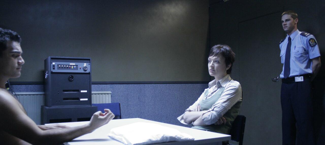 Interrogation ep 4a (Blair Strang as Laurence, Luanne Gordon as Angela and Jay Bunyan as Dean)